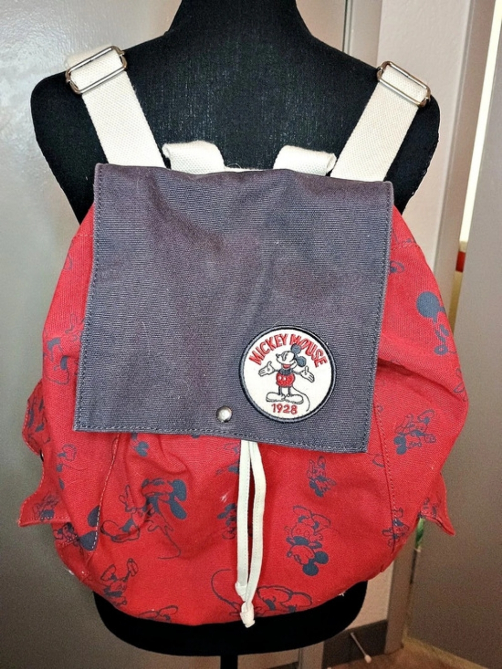 Mickey Mouse backpack Graphic in Red & White